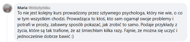 Opinia klienta 1